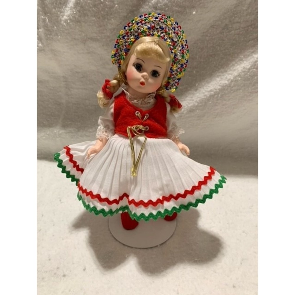 Madame Alexander Doll Hungary #597 Doll Stand Included Head Piece Shoes